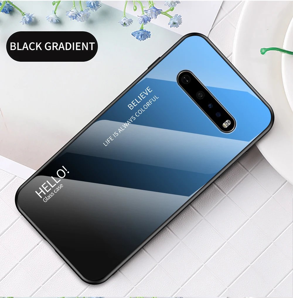 LG G8 Ince Cam Durumda DECLAREYAO Lüks Ultra Ince Sert Ayna Temperli Cam Coque LG G5 G6 G7 G8 G9 V60 Co_voghion.com