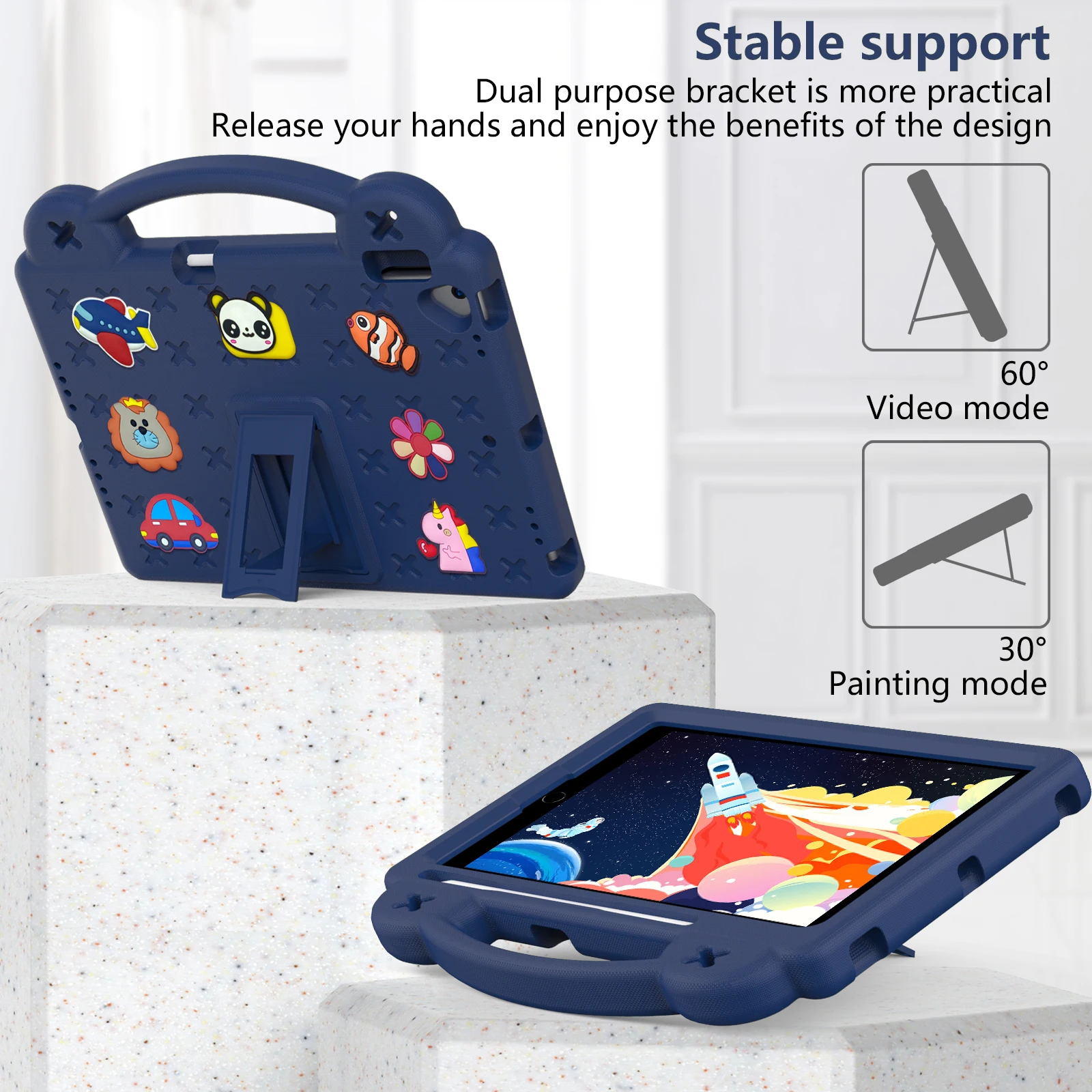 For IPad 10 10th 2022 Case EVA Cover For IPad 10.2 7th 8th 9th Pro 11 2018 2021 Mini 6 5 4 3 10.5 Air 2 9.7 6th 2018 Air4 2020_voghion.com