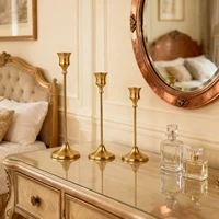 Exquisite Metal Candlestick for Wedding Table & Christmas Decor - European Style Candle Stand 6