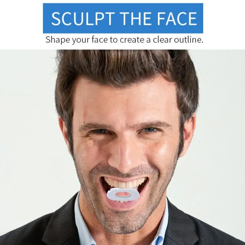 Face Masseter Men Facial Pop Circle Mouth Jawline Jaw Muscle Exerciser Chew Ball 1pcs