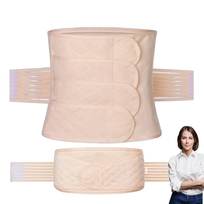 Postpartum Belly Band Adjustable Elastic Pregnancy After Birth Belly Abdominal Binder Wrap Shaper Tummy Shapewear Breathable