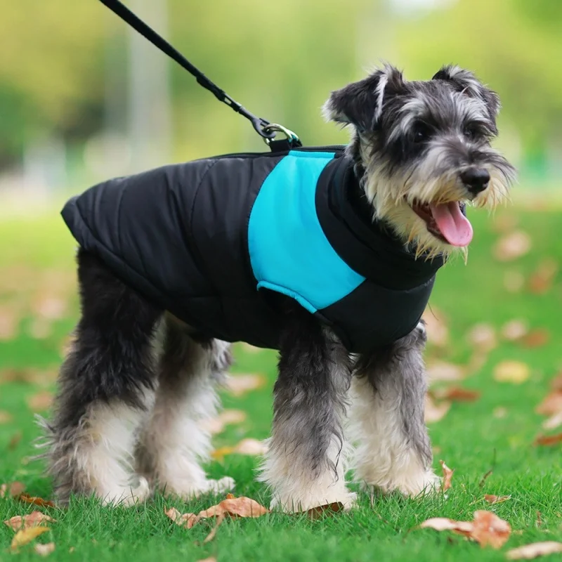 Dog Coats Warm Pet Dog Coats Waterproof Pet Jacket with Zipper Thick Padded for Small Medium Large Dogs