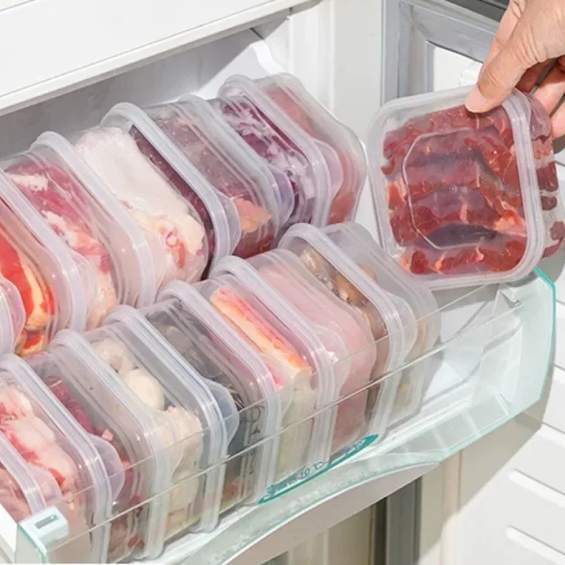 Transparent Preservation Container for Meat Vegetable Storage