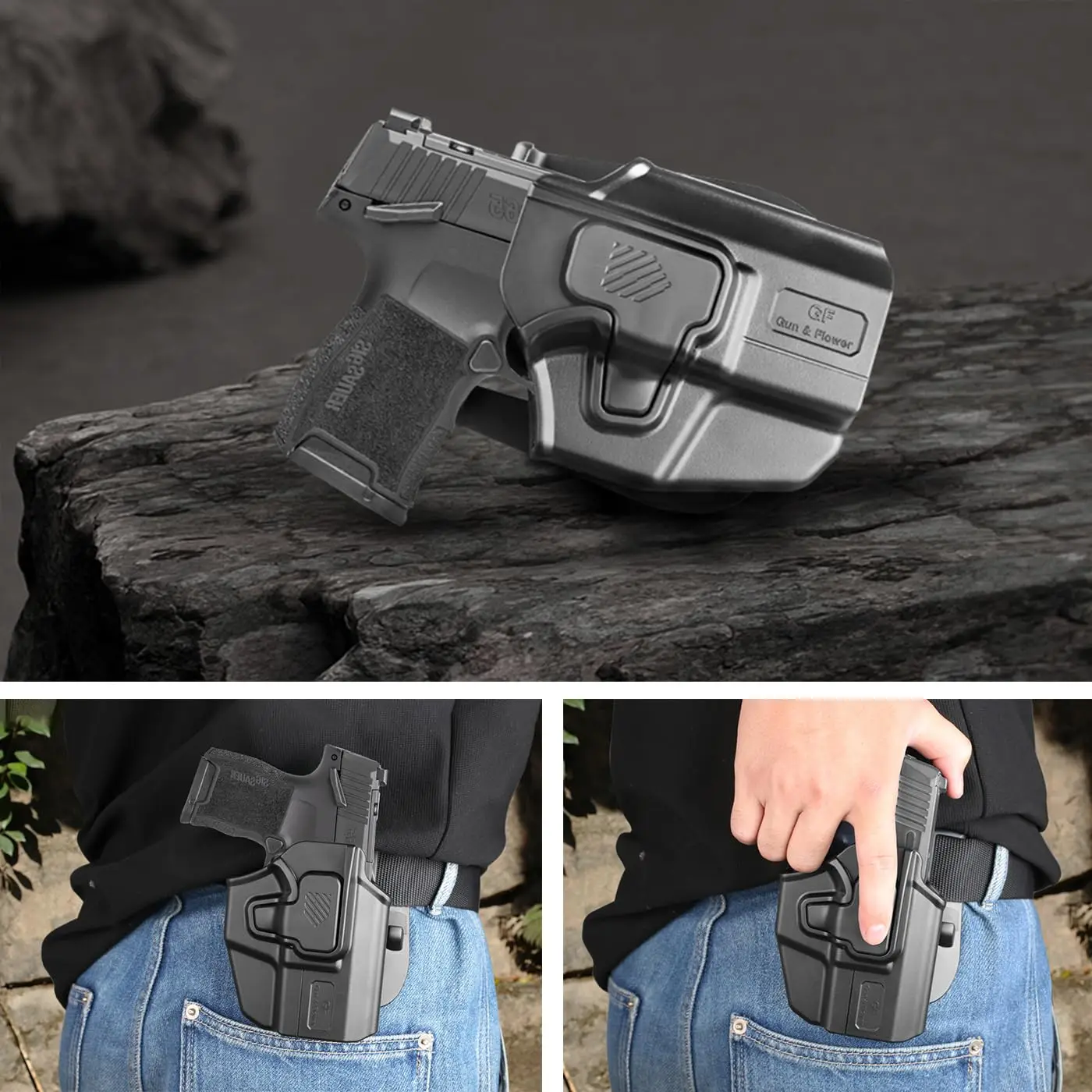 Clip pour étui pour pistolet tactique GL 17 19 22 23, étui pour pistolet, transport rapide, étui pour pistolet, accessoires de chasse  18