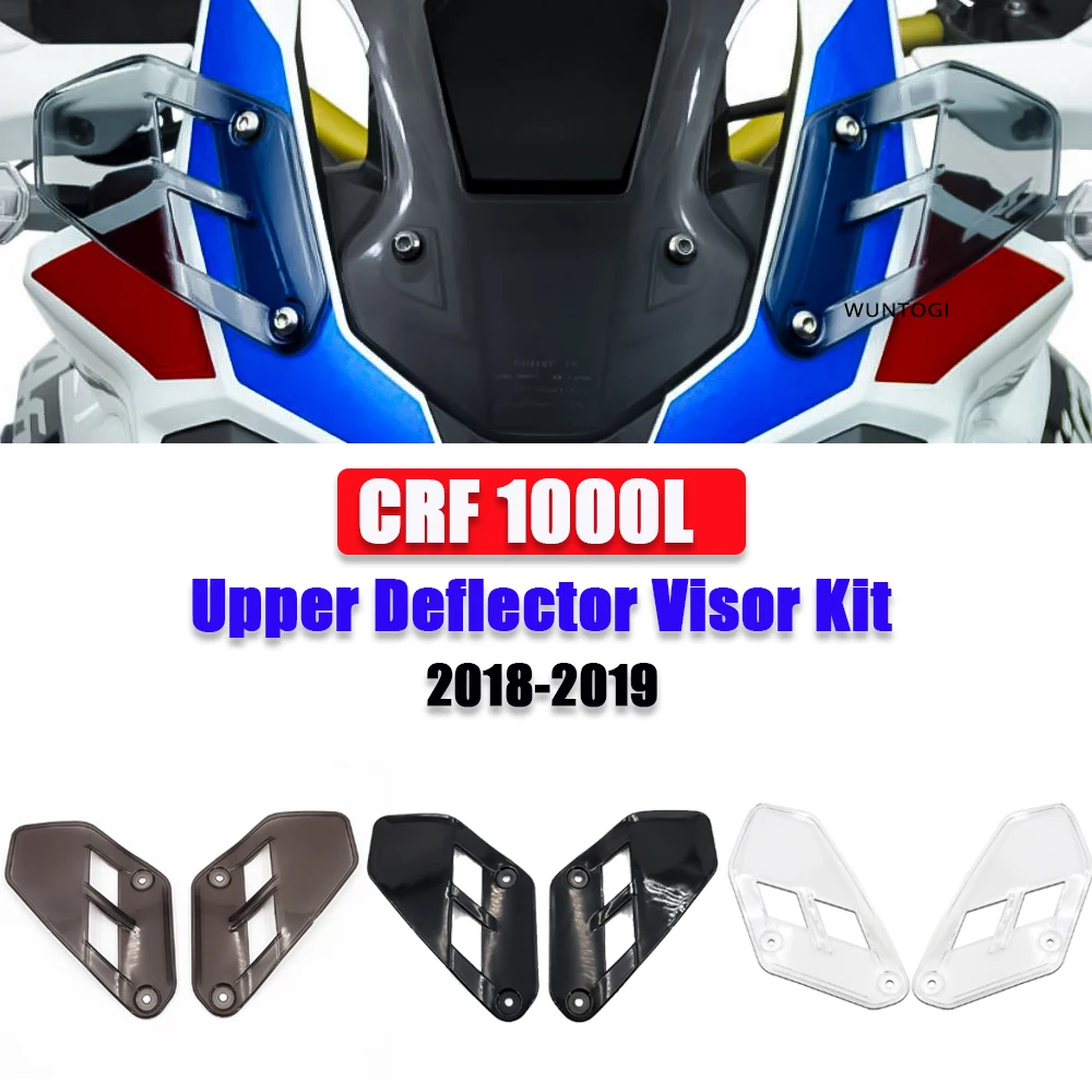 

Аксессуары CRF1000L, верхний дефлектор, спойлер на козырек, комплект для Honda CRF1000 L Africa Twin Adventure Sports 2018 2019 мотоцикл