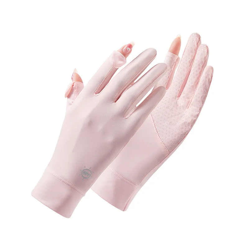 UPF 50+ Summer UV Protection Non-slip Cycling Gloves Sunblock Gloves Driving Gloves Outdoor Gloves for Women and Girls 3