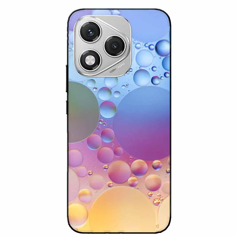Marble Painted Silicone Back Cover Case – Premium Design