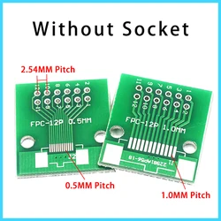 Versatile FPC/FFC Adapter Board with Soldered Connectors - Multiple Pin Options Available - 40P (Without Socket)