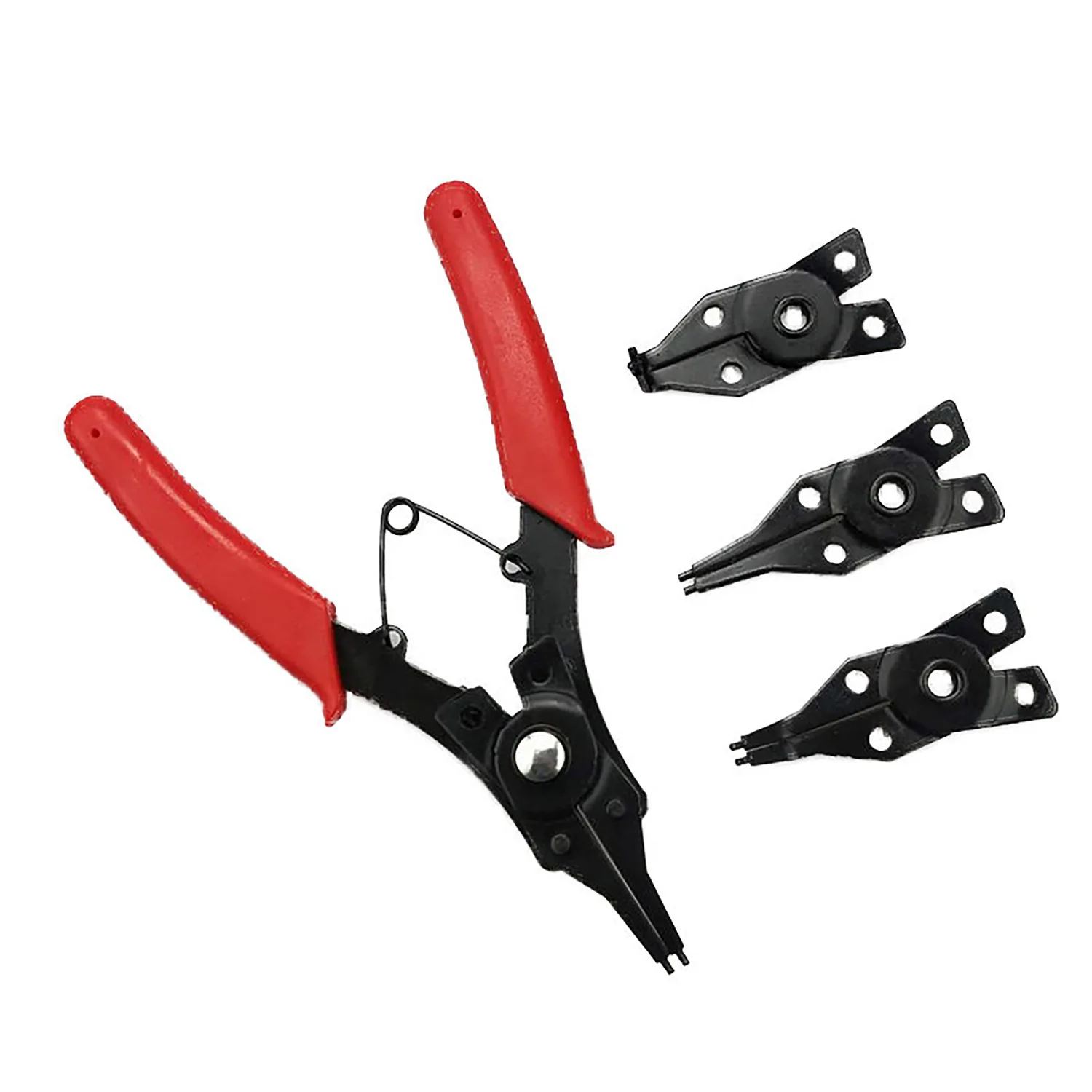 Multifunctional Circlip Pliers Set 4 IN 1 Snap Ring Pliers Multi Crimp  Removable Plier Head Retaining Hand Tools - AliExpress