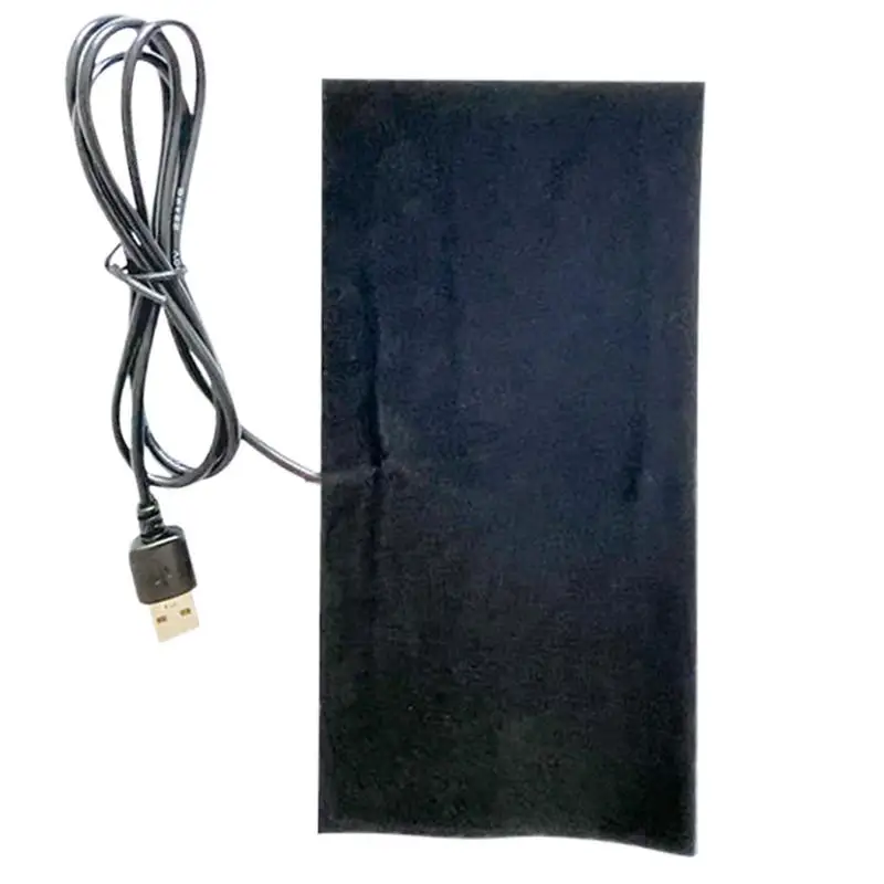 USB 의류 가열 패드, 일정한 온도, 20x10cm, 5V 전기 가열 시트 가열 온열 패드, 조끼 재킷, 수유 병