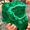 Natural Malachite Crystal Quartz Cluster Coarse Mineral Specimens Reiki Healing 1