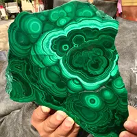 Natural Malachite Crystal Quartz Cluster Coarse Mineral Specimens Reiki Healing 1