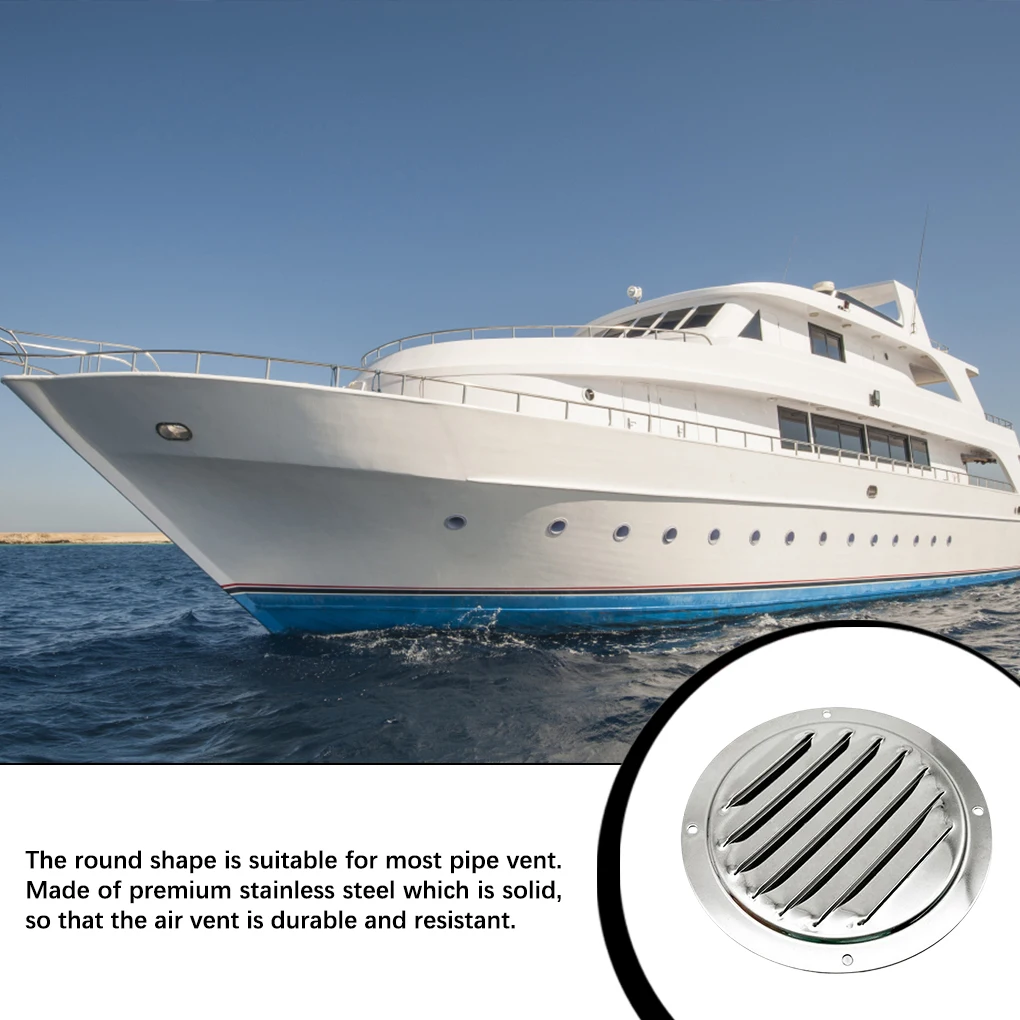 

Louver Vents 4 inch Grille Stainless Steel Lightweight Grilles Camper