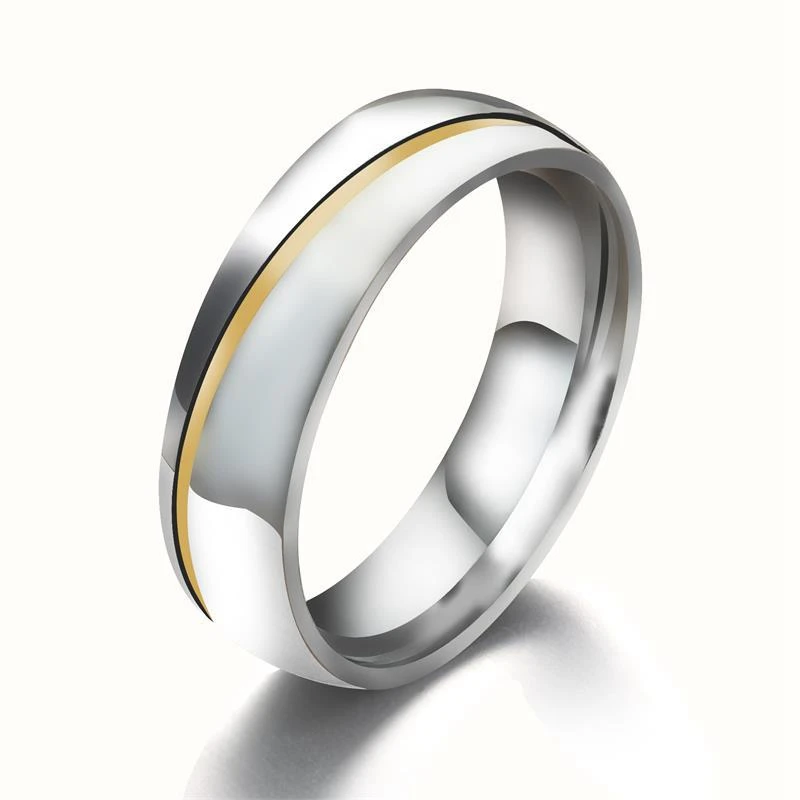Engagement Rings Fashion Luxury Engagement Wedding Ring Micro-inlaid Zircon Couple Ring Anniversary Jewelry Gift Men's and Women's