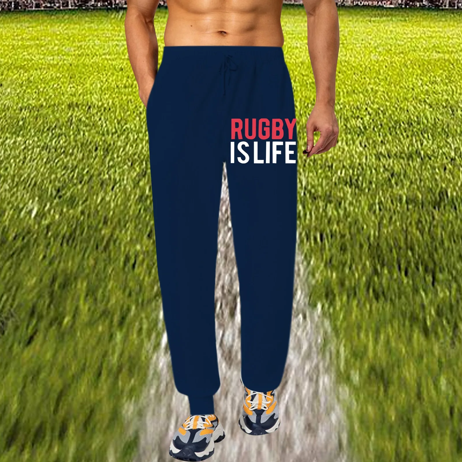 

Couple's Jogging Bottoms With 2 Pockets Drawstring Winter Fleece High Waist Long Sports Exercise Pocket Pants Casual