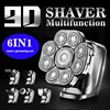 9D Shaver for Men Bald Floating Head Electric Shaver 6-in-1 with Nose/Body Trimmer Wet/Dry LED Display Upgrade Mens Grooming Kit 1