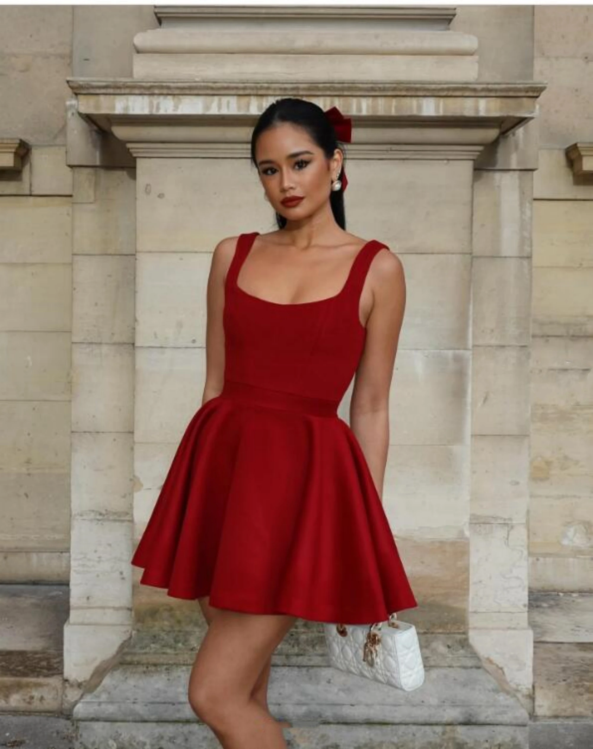 

Red Prom Dress Simple Mini Short Cocktail Dress