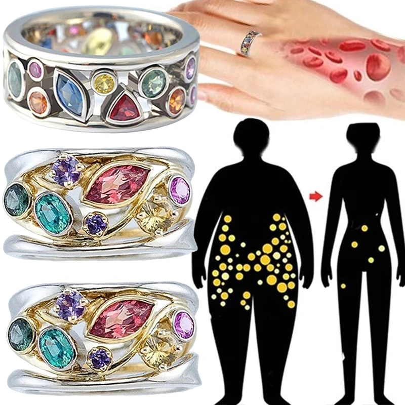 VICTORIA, BAGUE LULA, T62, 3 anneaux cristaux colorés Neuve sans emballage EUR 25,00 - FR