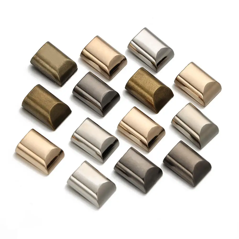 10pcs Metal Zipper Stopper Zipper Tail Clip Stop Tail Plug Head with Screw DIY bag Leather Hardware Leather Craft