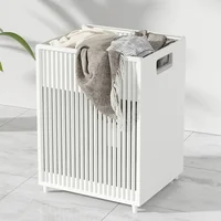 Foldable Laundry Basket Dirty Clothes Storage Clothes  Bucket Home Accessories Household Bathroom Large Capaci Storage Basket 1
