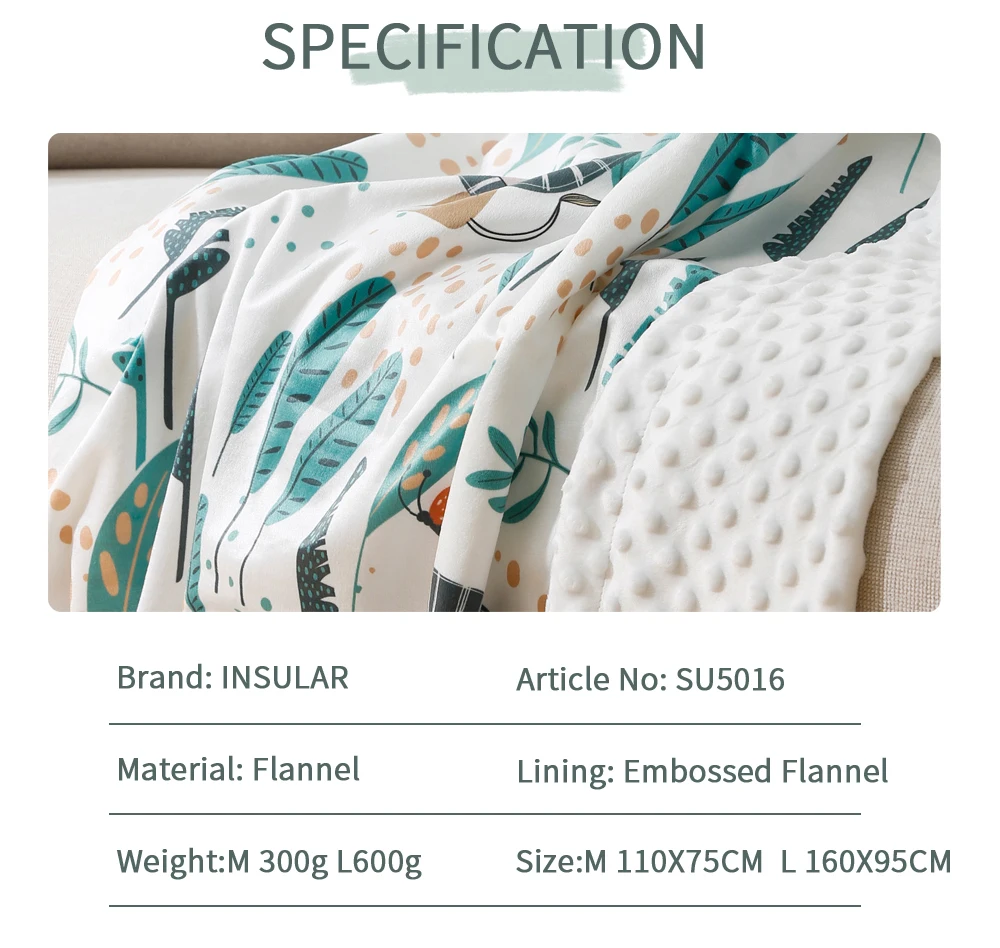 Muslin Baby Blankets Warm Embossed Flannel Thermal Soft Stroller Sleep Cover Cartoon Infant Bedding Swaddle Wrap Kids Bath Towel