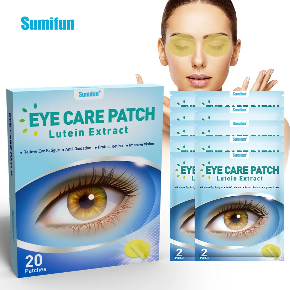 

20Pcs/box Sumifun Herbal Eyesight Patch Natural Eye Mask Relieve Eye Fatigue Myopic Amblyopia Improve Pseudomyopia Eye Sticker