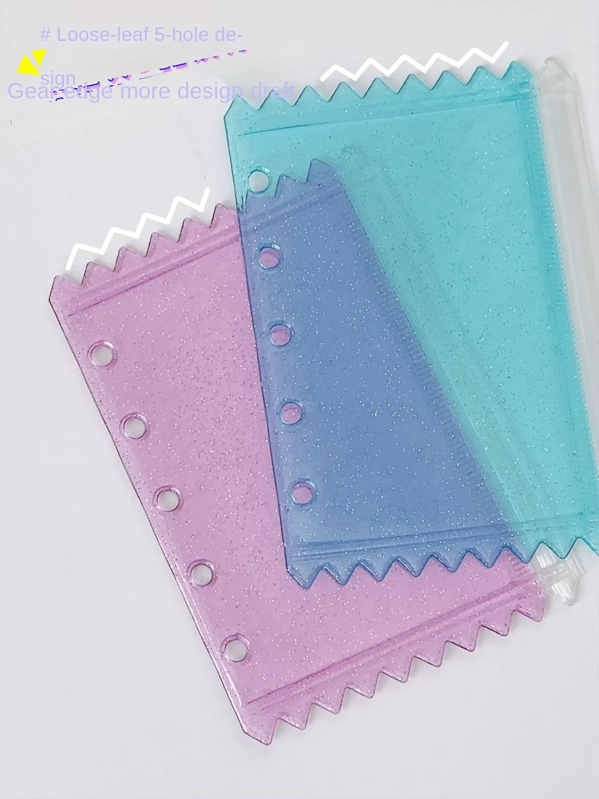 M5 5Holes Candy Colorful Binder Pocket Image 7