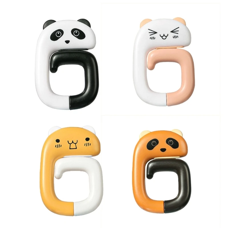 

Портативная подвесная сумка-крючок, милые животные, настольные крючки, многофункциональный кошелек, вешалка для сумок, держатель