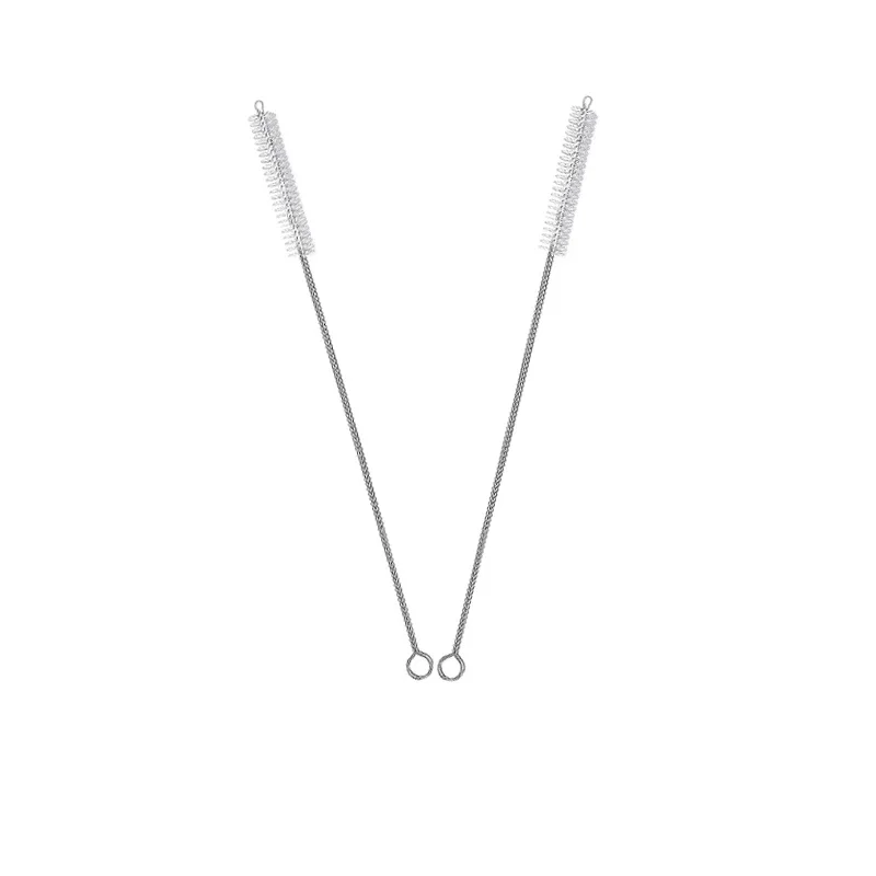 2/5/10 Teile/satz Edelstahl Reinigung Pinsel Für Unkraut Rohr Sauber Glas Shisha Rauchen Cachimba Pipas Fumar fütterung Flasche Pinsel