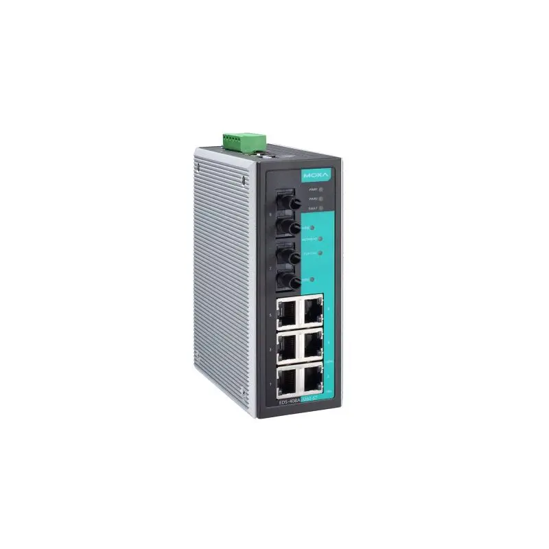 MOXA EDS-408A-MM-SC Layer 2 Managed Industrial Ethernet Switch
