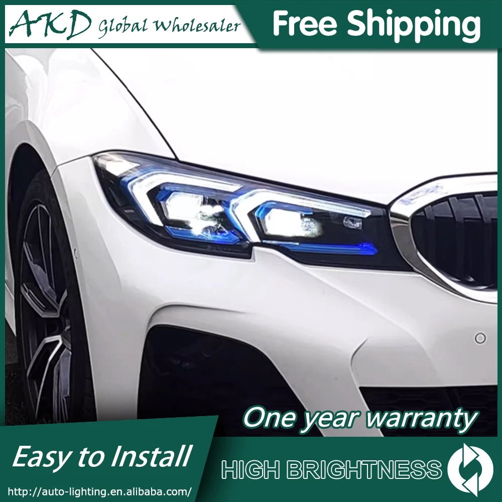 

Headlights Car For BMW G20 2019-2021 G28 DRL Hella LED Bi Xenon Bulbs Fog Lights Car Decorations Accessory M3 320 325 Head Lamps