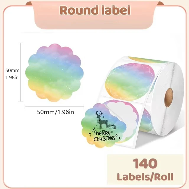 Compact 40mm Self-Adhesive Thermal Label Printer Paper