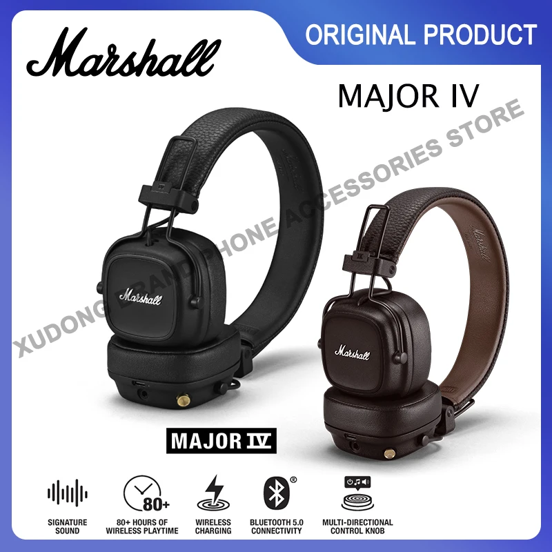 Orijinal-Marshall-MAJOR-IV-kablosuz-Bluetooth-kulakl-k-katlanabilir ...