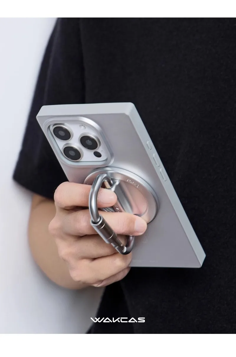 Wakcas Matte Magnetic Square iPhone Case