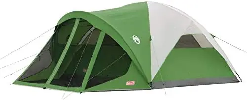 

Screened Camping Tent, 6/8 Person Weatherproof Tent with Roomy Interior Includes Rainfly, Carry Bag, Easy Setup and Screened-in