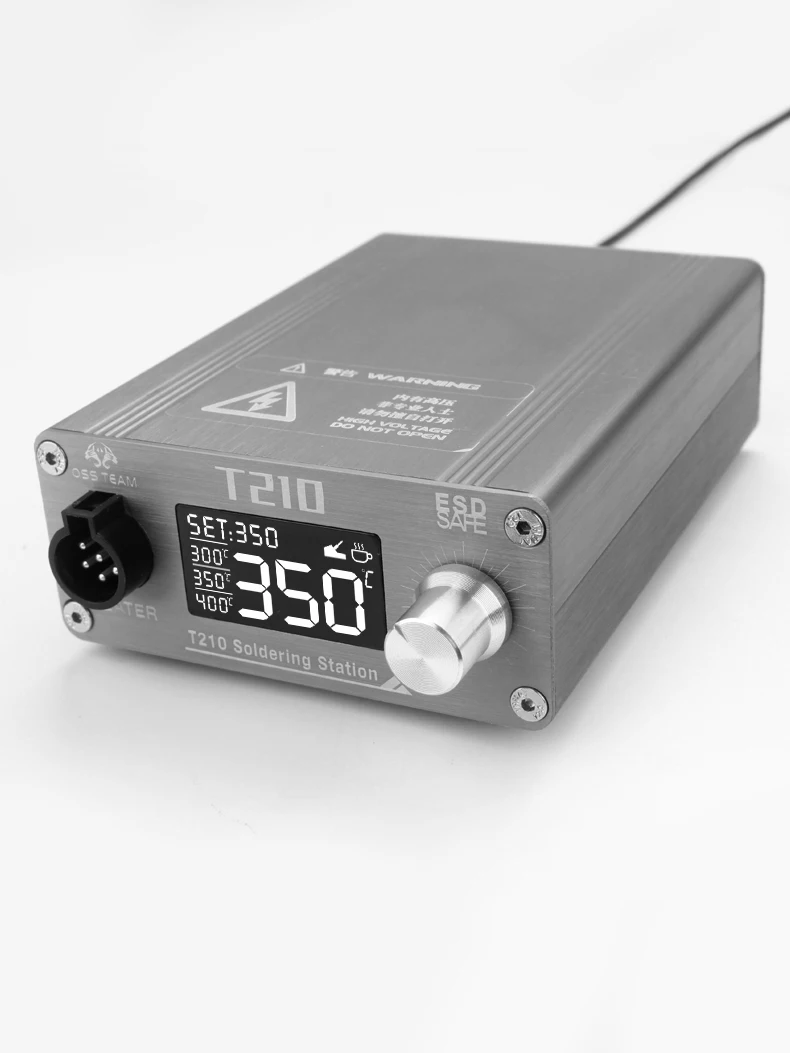 T210 Solder Station 75W Digital display Constant temperature 2S Melting tin  for