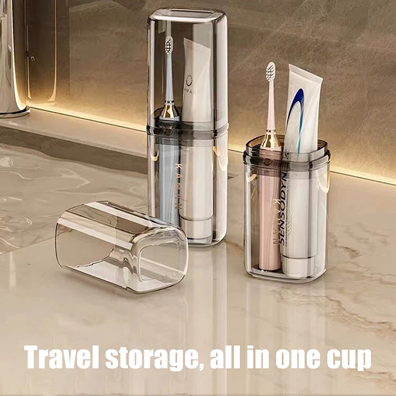 칫솔 여행용 용기 투명 휴대용 칫솔 케이스 야외/출장/여행용품