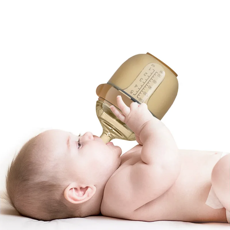 Feeding Bottle Full Silicone, Feeding Bottle, Weaning Artifact Baby, Anti-flatulence, Artificial Pacifier