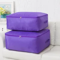 Quilt Storage Bag Oxford Organizer Large Capacity Closet Organizers Blanket Dustproof Zipper Storage Bags Wardrobe Storage Box 1