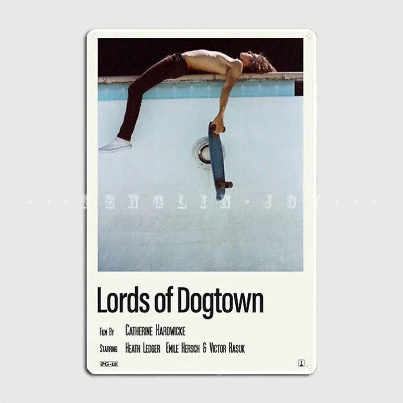 Lords Of Dogtown 금속 간판 벽 벽화 벽 디자인 플라크 주석 간판 포스..