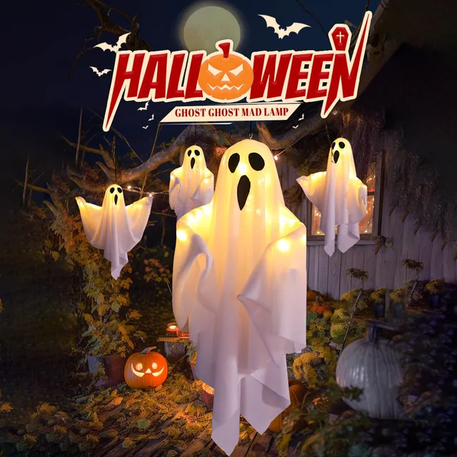 Light Up Hanging Ghost 6