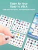 Disney Girls and Children's Nightglow Nail Stickers Ice and Snow Romance Princess Elsa Nail Stickers Cartoon Sticker Toys 4
