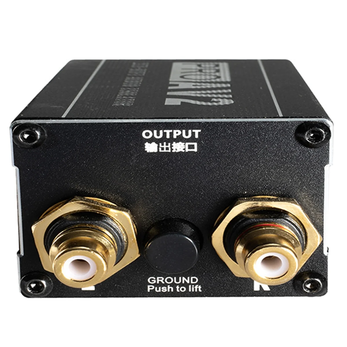 New PRO AV2 2CH HiFi Audio Isolator Ground Loop Audio Isolator Noise Filter RCA Noise Signal Reducer