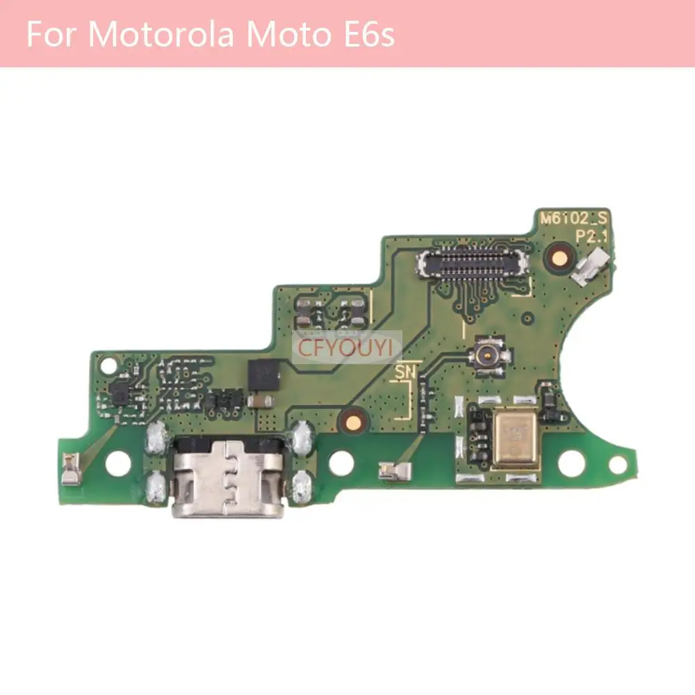 Nuovo Per Motorola Moto E6 / E6S / E6 Plus / E6 Play Scheda Di Ricarica Usb Dock Port Flex Cable Parti Di Riparazione