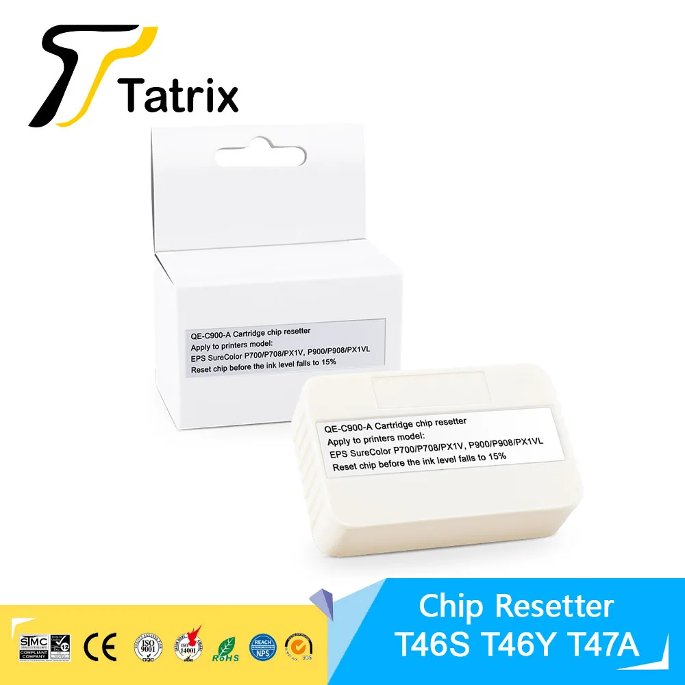 Circuito Integrato Della Cartuccia Di Inchiostro Resetter Per T46S T46Y T47A 770 Epson Surecolor P700 P900 P708 P908 Sc-P700 Sc-P900 Stampante Europa