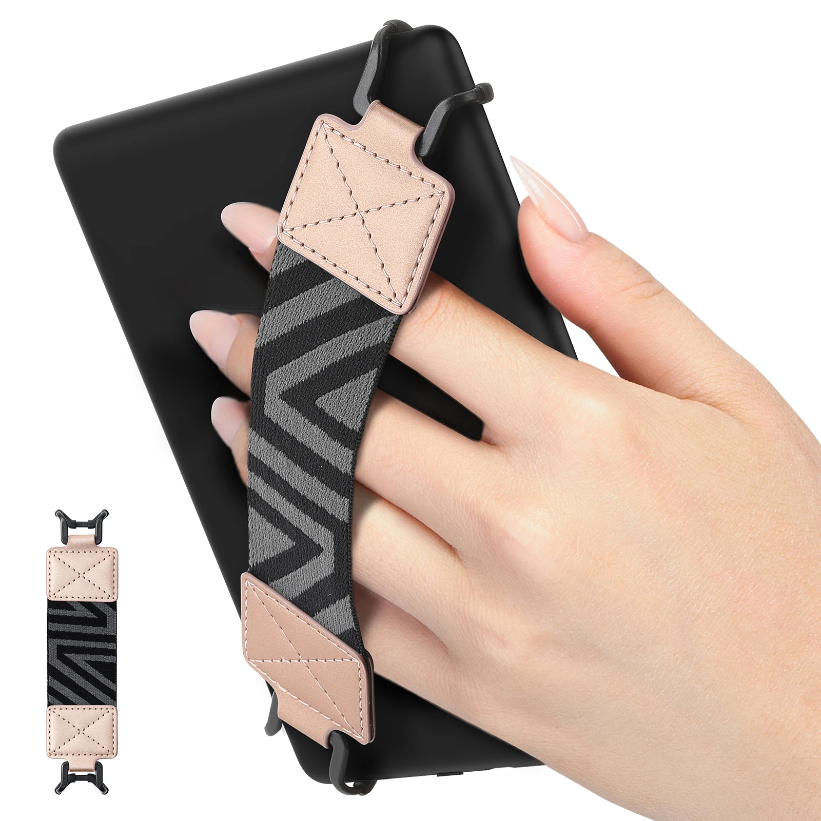 Leve Correia de Mão para Kindle Ereaders Tablet Fire Elasticidade Versátil Finger Grip Holder 8