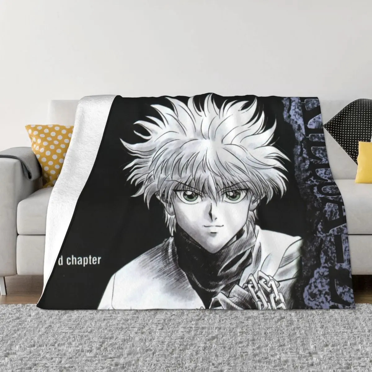 

Killua Zoldyck аниме одеяло Hunter X Hunter HxH манга плюшевое смешное теплое одеяло для дома ресторана весна осень