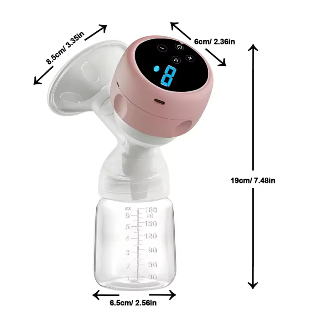 Intelligent Integrated Electric High Suction Painless Silent Portable Breast Milk Pump For Postpartum Breastfeeding_voghion.com
