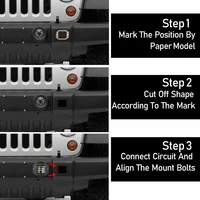 ANMINGPU 2x 5" Flush Mount LED Work Light Bar Off Road 12V 24V 40W Spot Beam LED Pods Light Bar for Car Truck Atv Jeep Headlight - Image 6