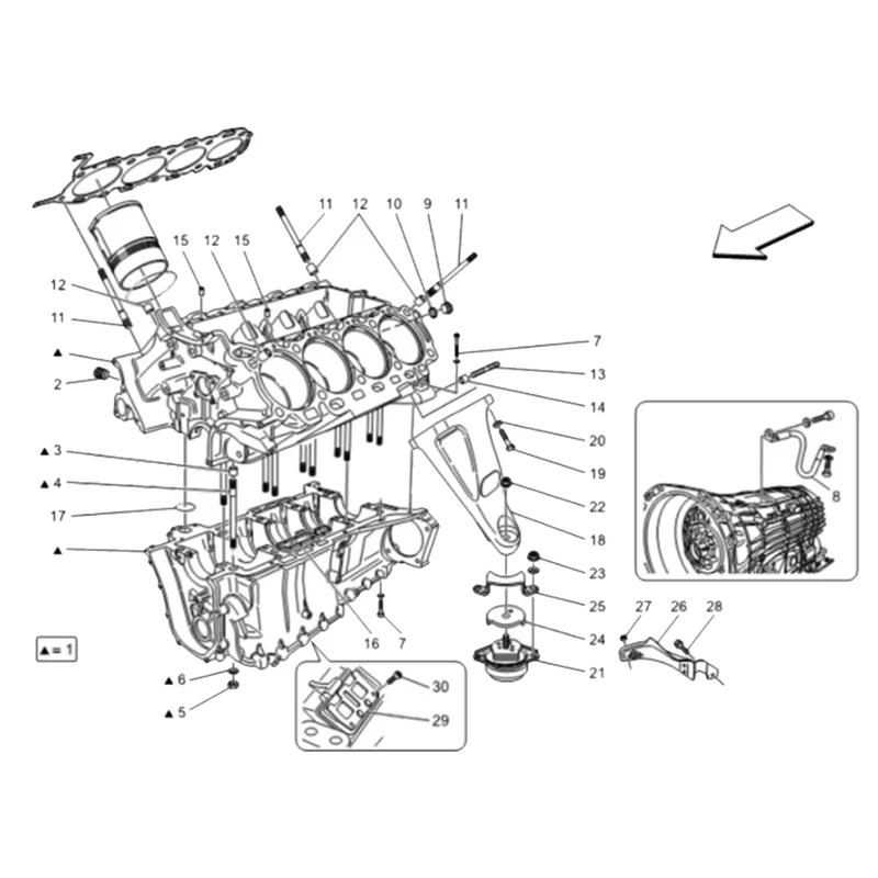 Engine Motor Mount Soft Liner Bearing 000196865 For Maserati Quattropote M139 Granturismo Ferrari 225839 196865